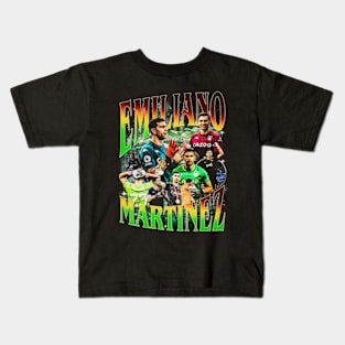 Emiliano Martinez Retro Bootleg Kids T-Shirt